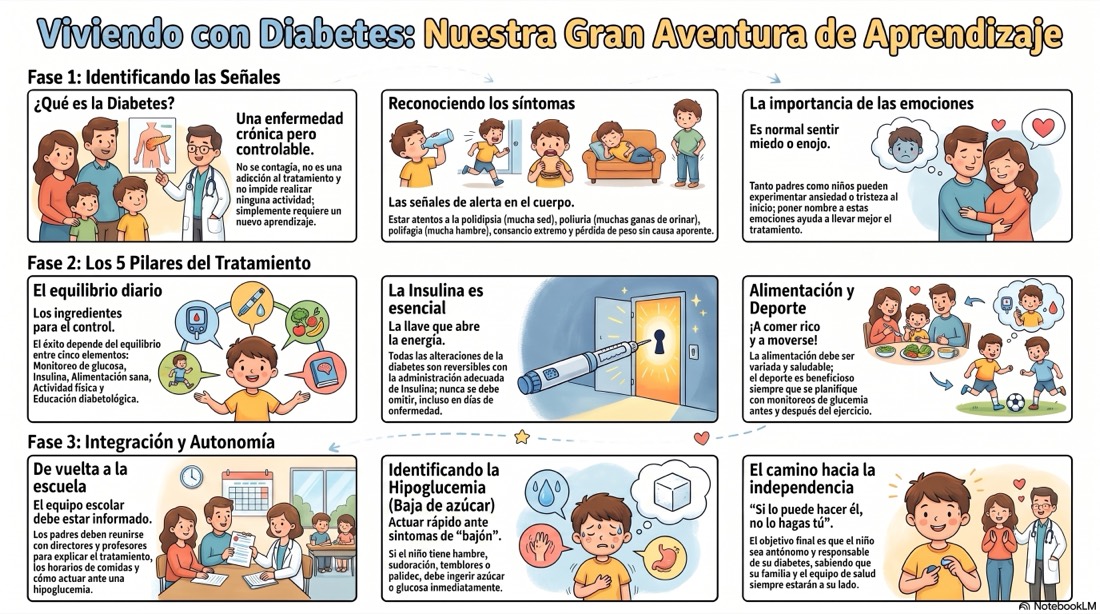 Guía familiar sobre diabetes infantil