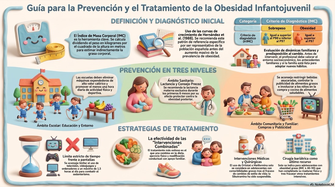 Guía para la prevención y tratamiento de la obesidad infantojuvenil