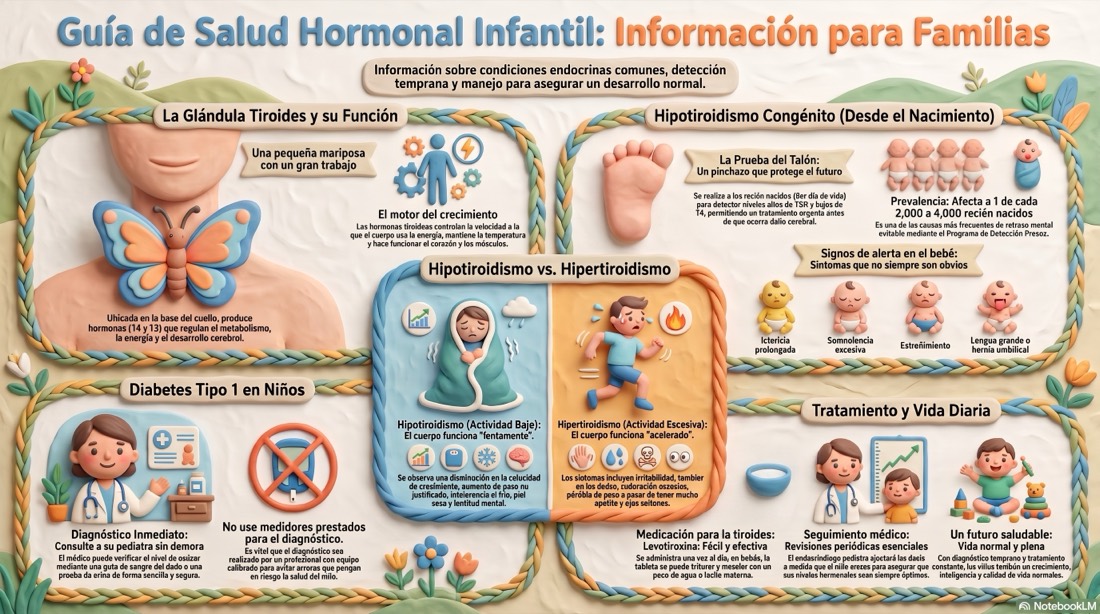 Guía de salud hormonal infantil para familias